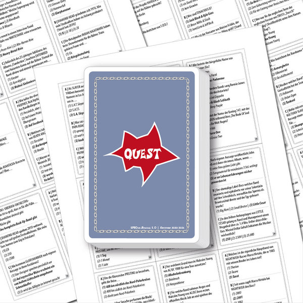 Quest-Card-Set 1980er-Special 1.0 – Digital Edition – Zusatzfragen für Raise The Metal